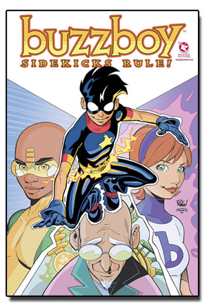 Buzzboy's comics debut, with a cover by Mike Wieringo